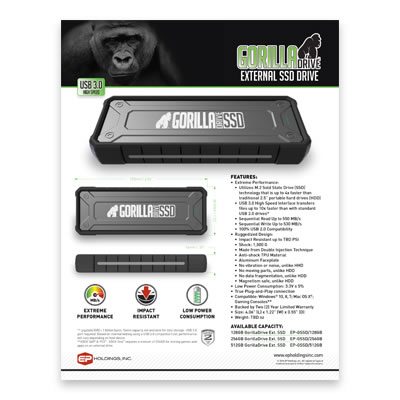 GorillaDrive SSD : Brochure