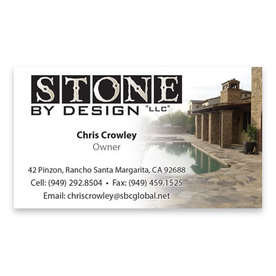 Stone By Design : Business Card