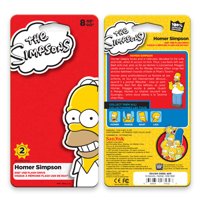The Simpsons : Homer Blister Card