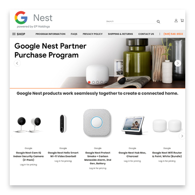 Google Nest Partner Purchase Program